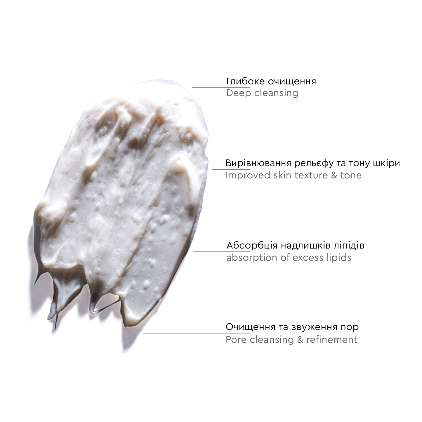 CleanUp Absorbent mask / Ультра-абсорбувальна маска 60 мл. - Зображення 2