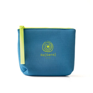 Неопренова косметичка (синій/зелений)/Neoprene blue/green pouch Re[Sens]