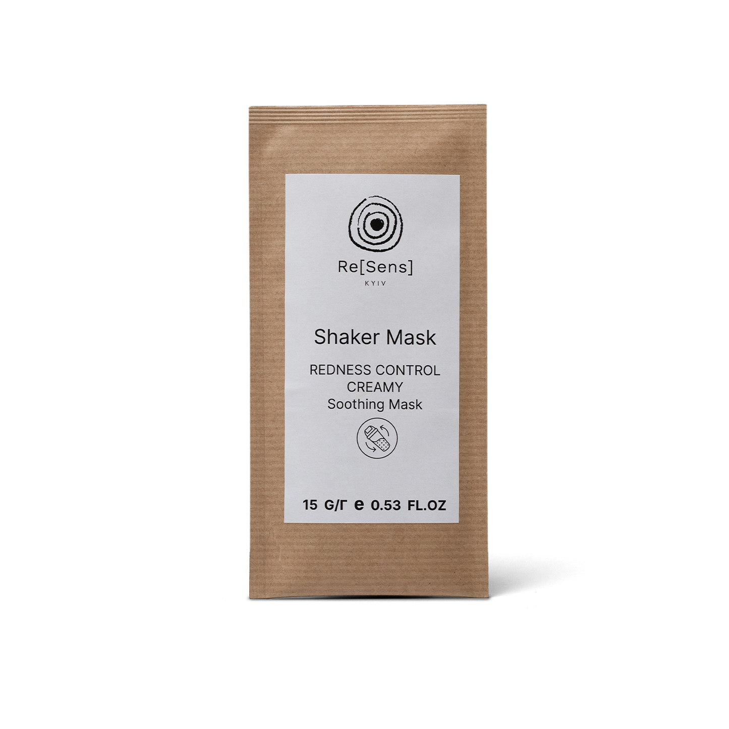 Шейкерна крем-маска для чутливої шкіри саше/Redness control creamy shaker mask 15 gr