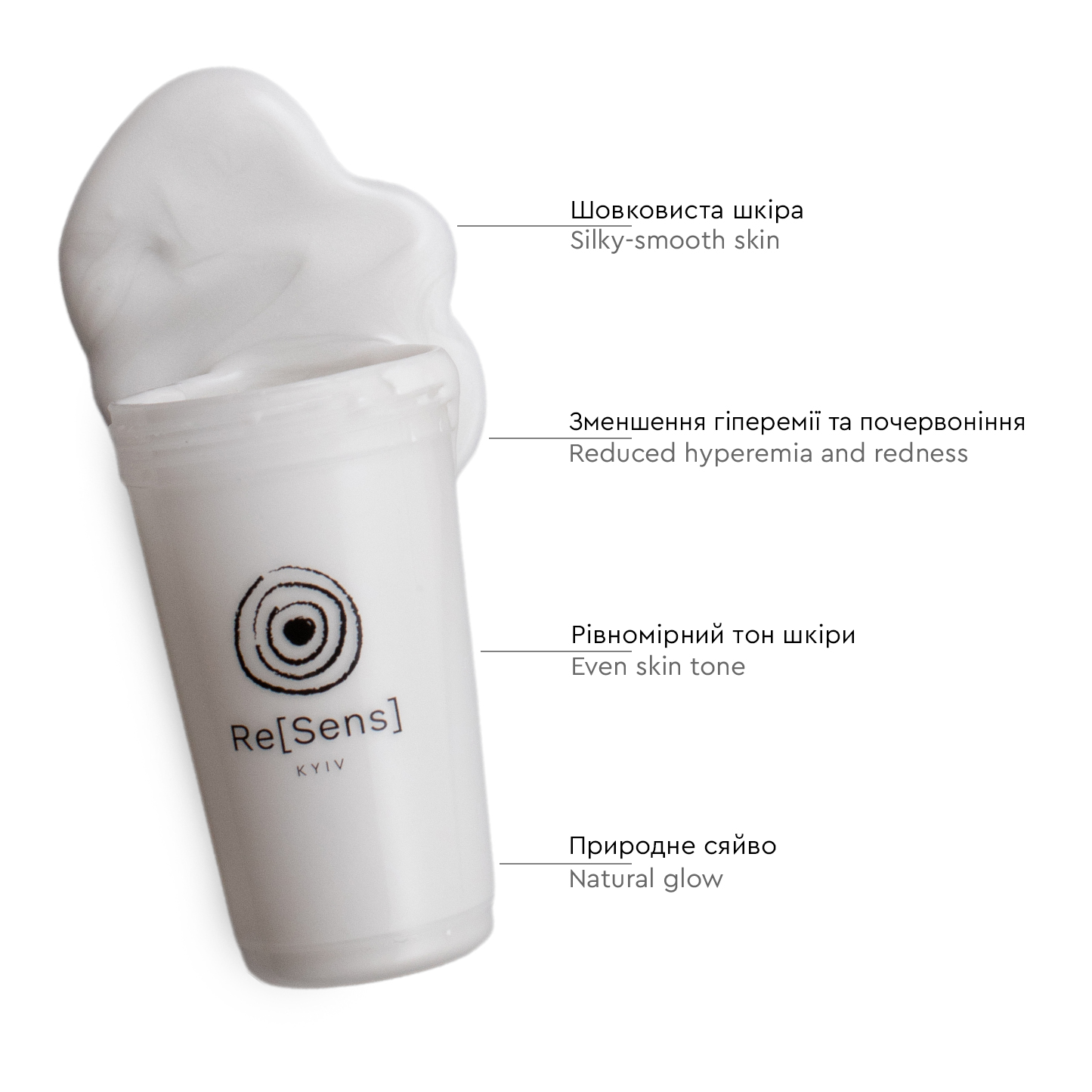 Шейкерна крем-маска для чутливої шкіри саше/Redness control creamy shaker mask 15 gr - Зображення 2